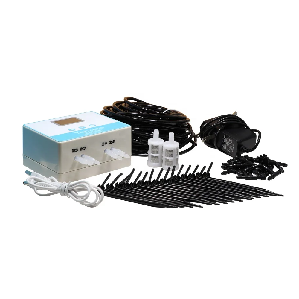 Wifi double pump automatic watering device mobile phone Remote controller irrigation flower for