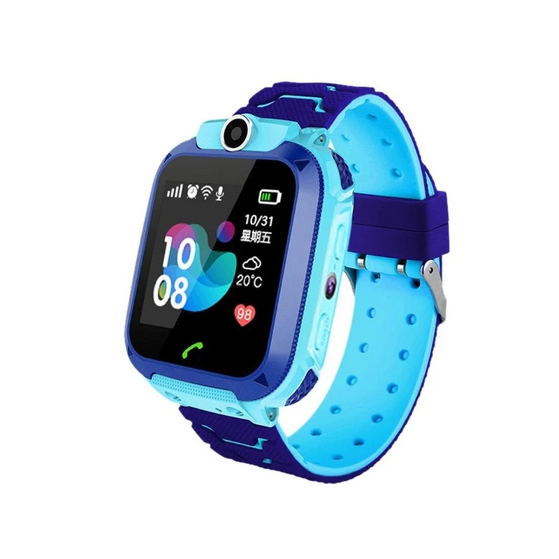 Factory Outlet Children Kids Retina Screen Video Talking SOS Footprints Children Help Battery Smart Telephone Positioner watch