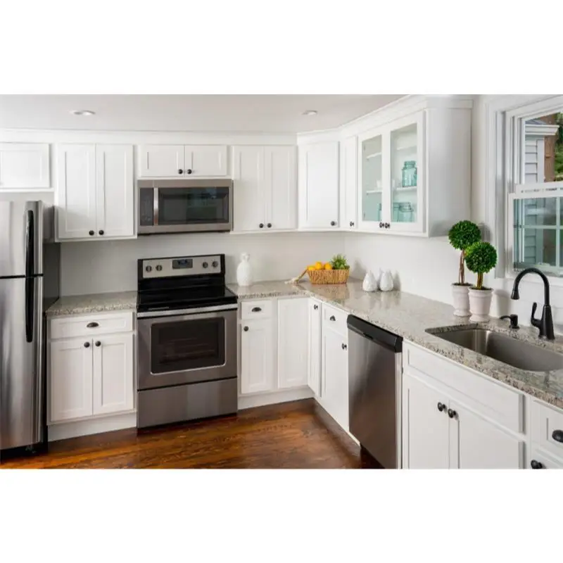 Grey matte lacquer finish 2 pac shaker kitchen cabinet modern indoor