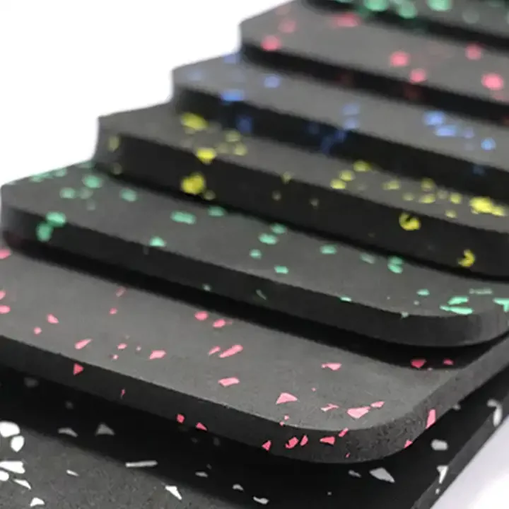 Factory High quality Interlocking Gym Rubber Tiles/gym Rubber Floor/sports Rubber Mat