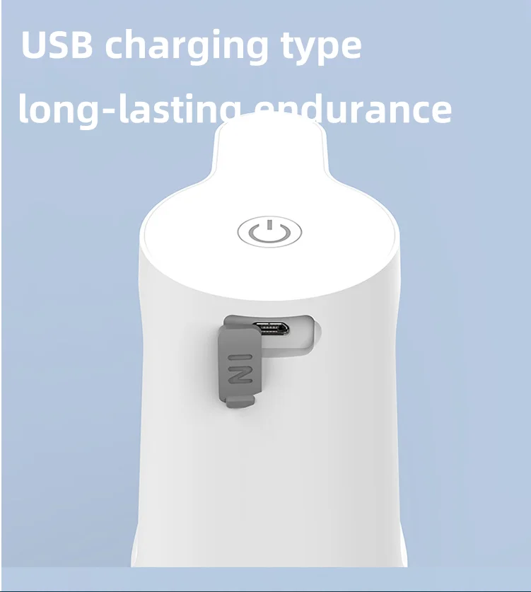USB Rechargeable ABS Material Soap Dispenser Home Bathroom Use Waterproof Foaming Touchless Electric Smart Infrared Sensor