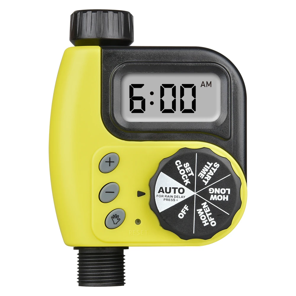 NBBX Automatic Garden Smart LCD Digital 2 Outlet Irrigation Water Timer Controller With Rain delay Function