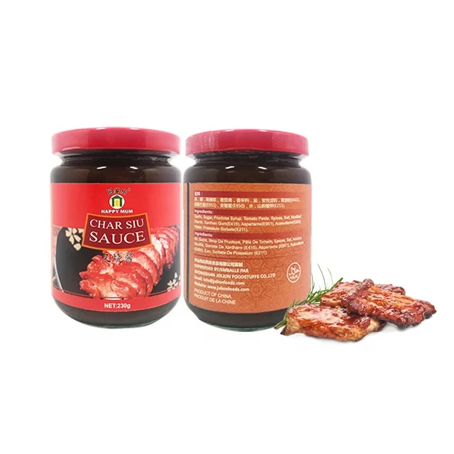 JOLION Food Companies Strong Flavor Manufacturers 230g Bottle kosher Halal Chinese Cooking Char Siu Sauce