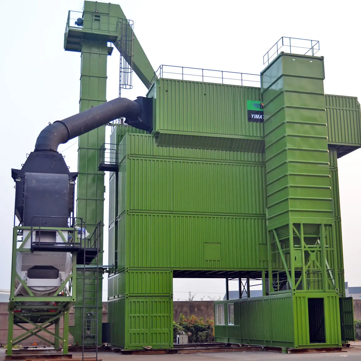 Смешанные асфальтовые установки из партии, т/ч, асфальтосмеситель контейнерного типа