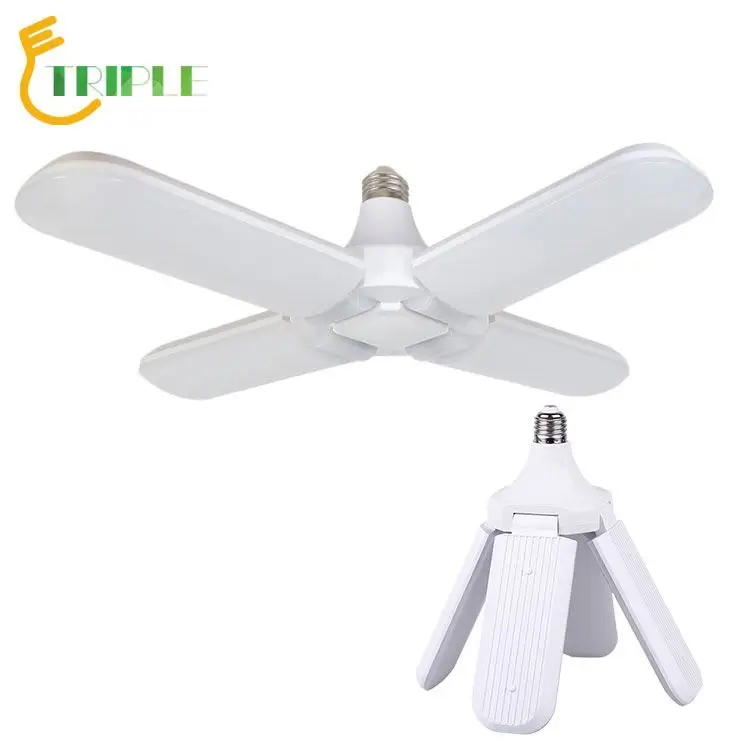 48W Fashion style LED folding light led fan blade bulb