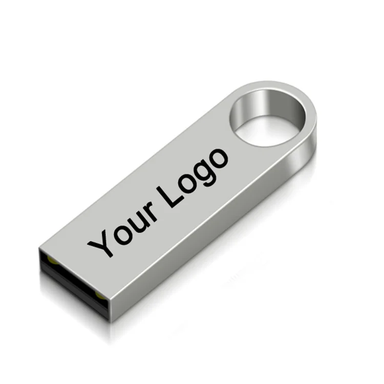 wholesale usb flash drive 16gb 2.0 custom logo flashdrive 32gb 64gb 128gb pendrive metal memory stick