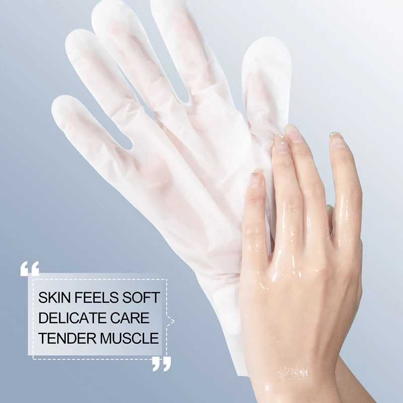 SADOER OEM factory Goat Milk Niacinamide care skin moisturizing hand mask peeling nourishing hand & feet mask