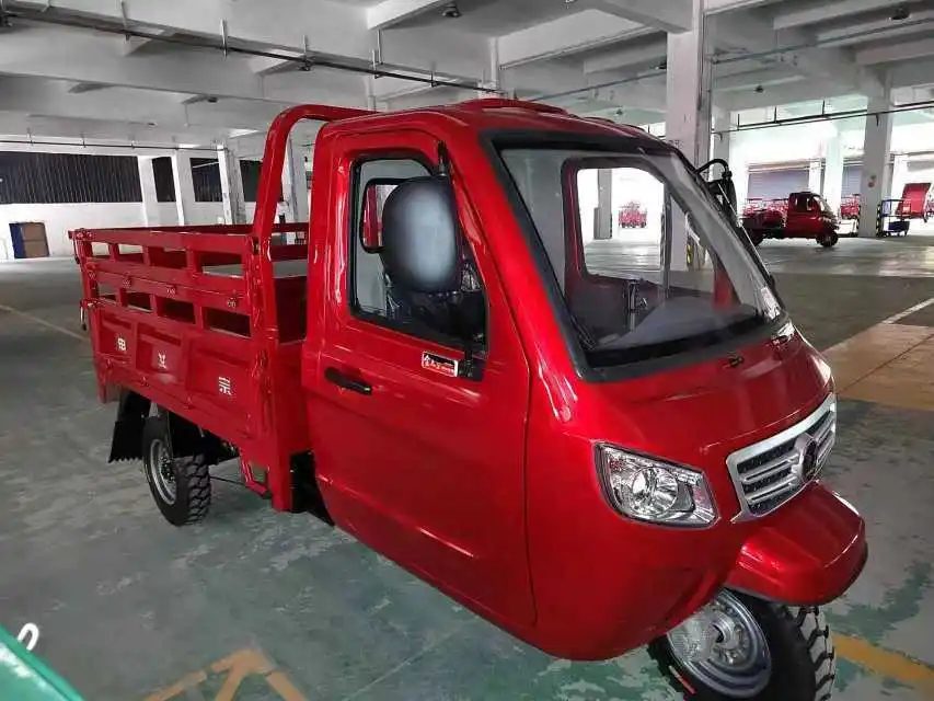 Factory Price 650W 800W Freight Electric Tricycle Enclosed Cabin Electric Cargo 1200W 3 Three Wheel Electric Tricycle for Cargo