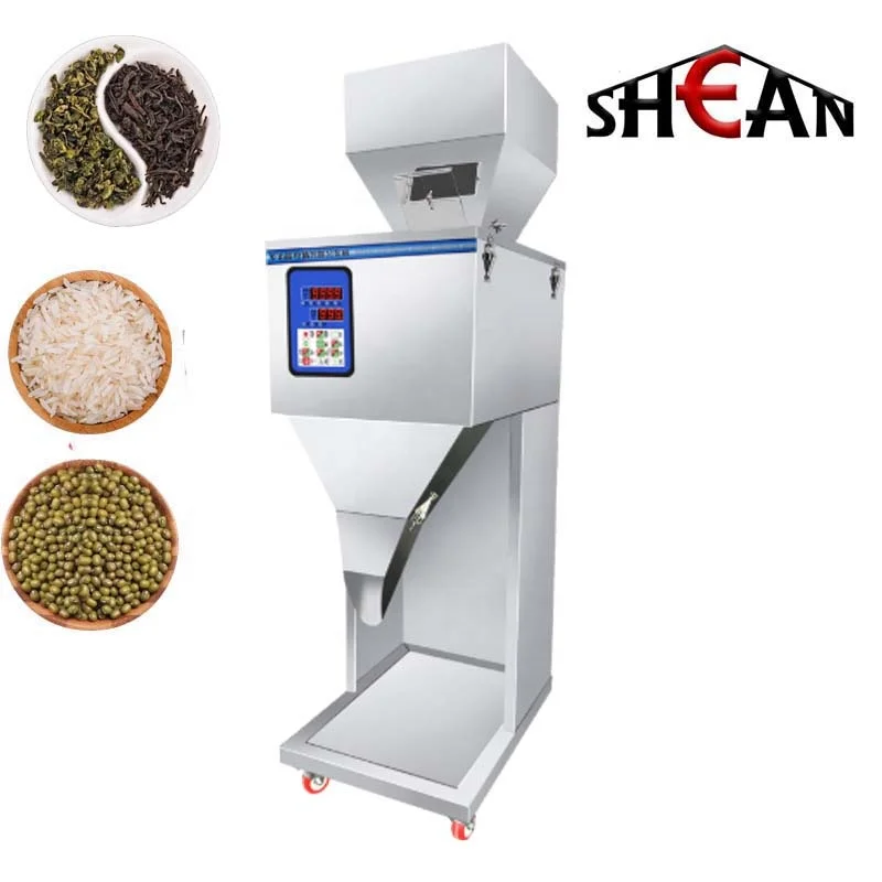  Semi automatic Tea Bag Seeds Grain Sachet Powder Particle weight machine Filler Supply sugar sachet