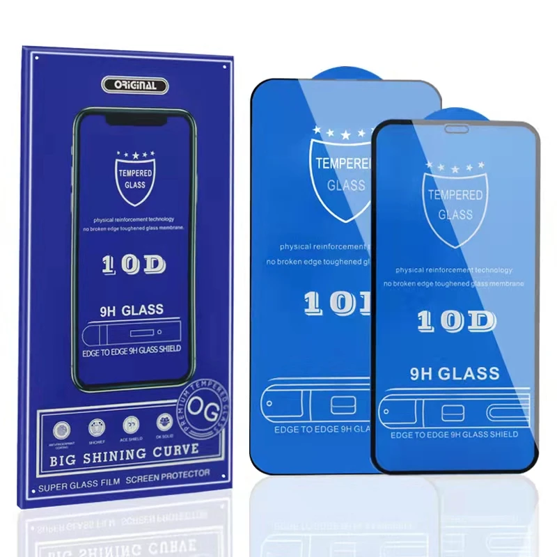 10D Protective Glass For Iphone 11 12 13 Pro Max Tempered Glass Screen Protector For Iphone 6 7 8 Plus Lowest Price