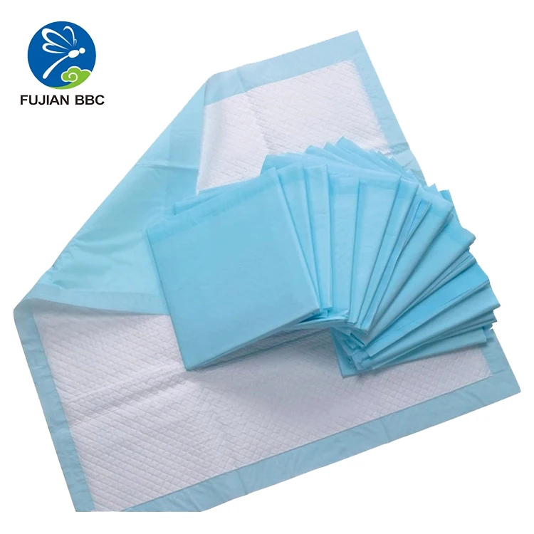 OEM 60*60 and 60*90cm Under Pad for Adult Incontinence Towel Fluff Pulp SAP Bed High Absorption Sale