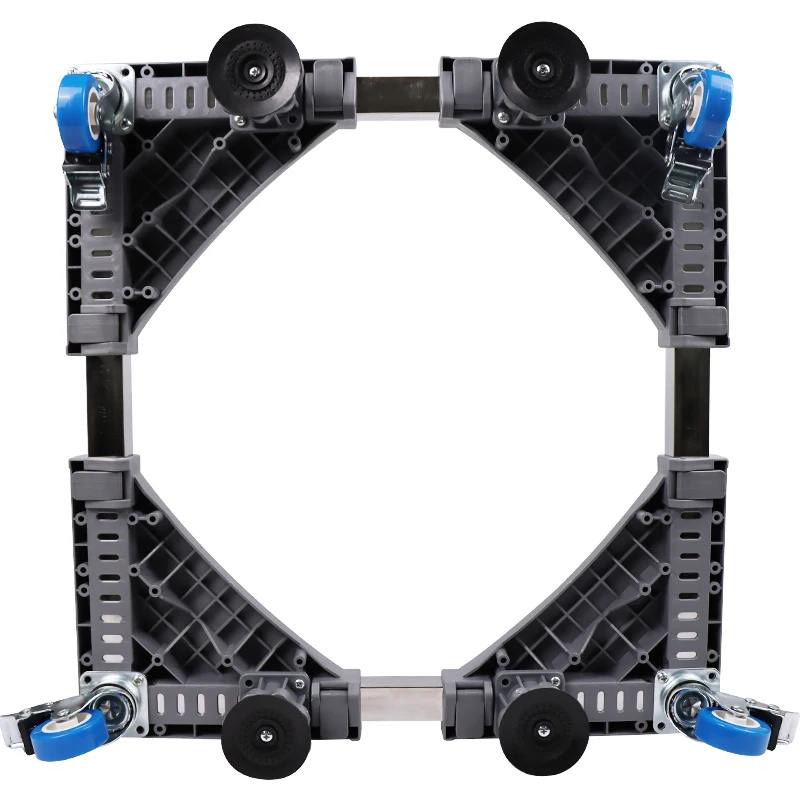 Washing machine base thickened stainless steel tube movable adjustable  whasher dryer refrigerator air conditioner stand