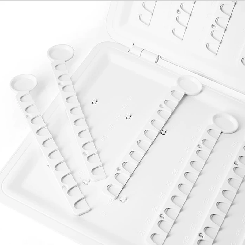 custom logo 120 grids nail tips swatch practice acrylic false nail gel polish color chart display book