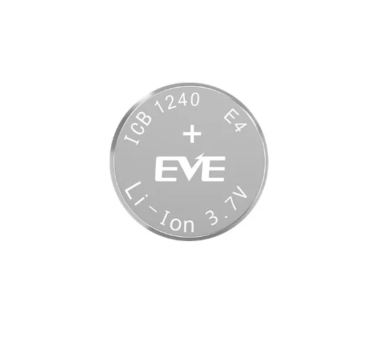 EVE ICB1240 E4 50mAh Rechargeable Button Lithium Ion Battery for Watch Special Mp3