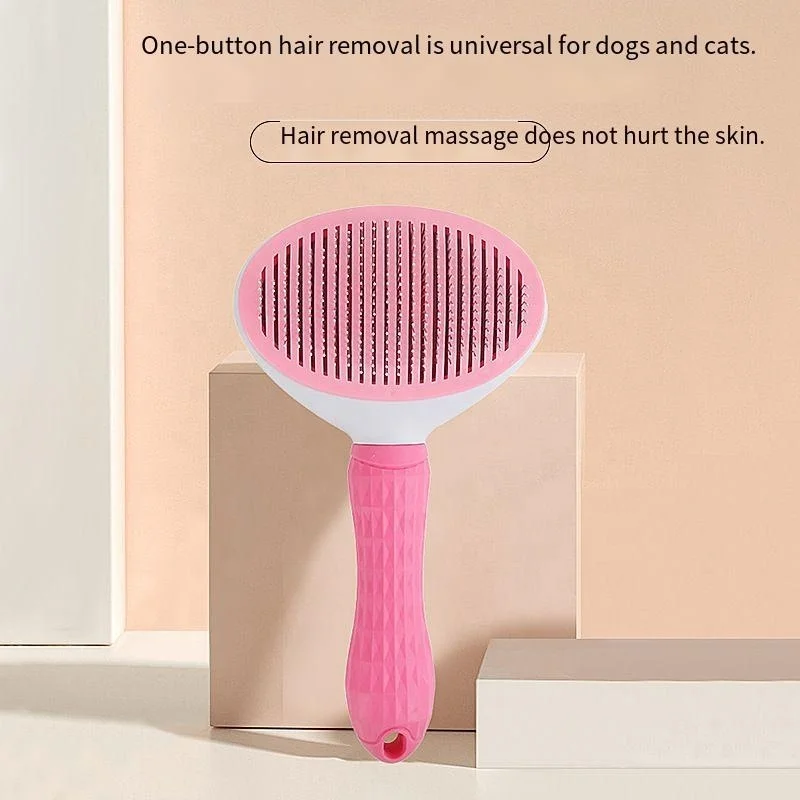 New Design Dog Cat Fur Cleaning Washable Rabbit Shape Comb Pet Hair Removal Tool