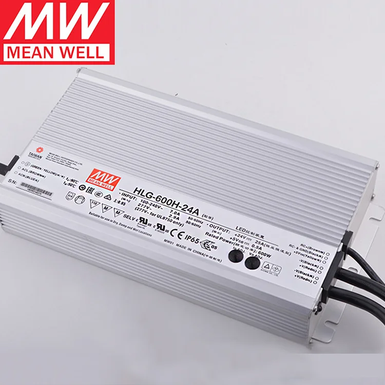 Meanwell HLG-600H-24 600W 24v AC-DC converter switching power supply