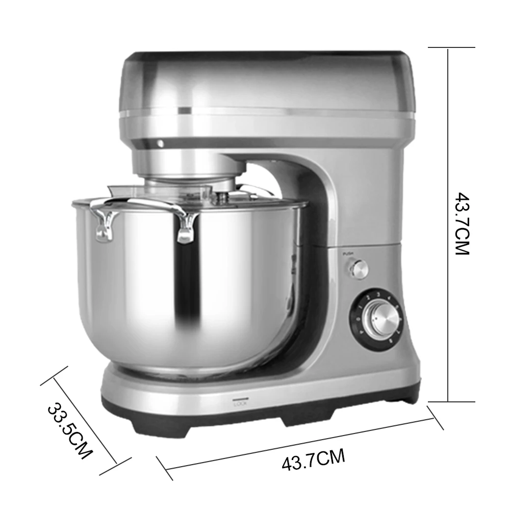 Customized 10L Home Standing Dough Food Cake Mixer Planetary Electric Home Kitchen twin dough hooks Food Mixers