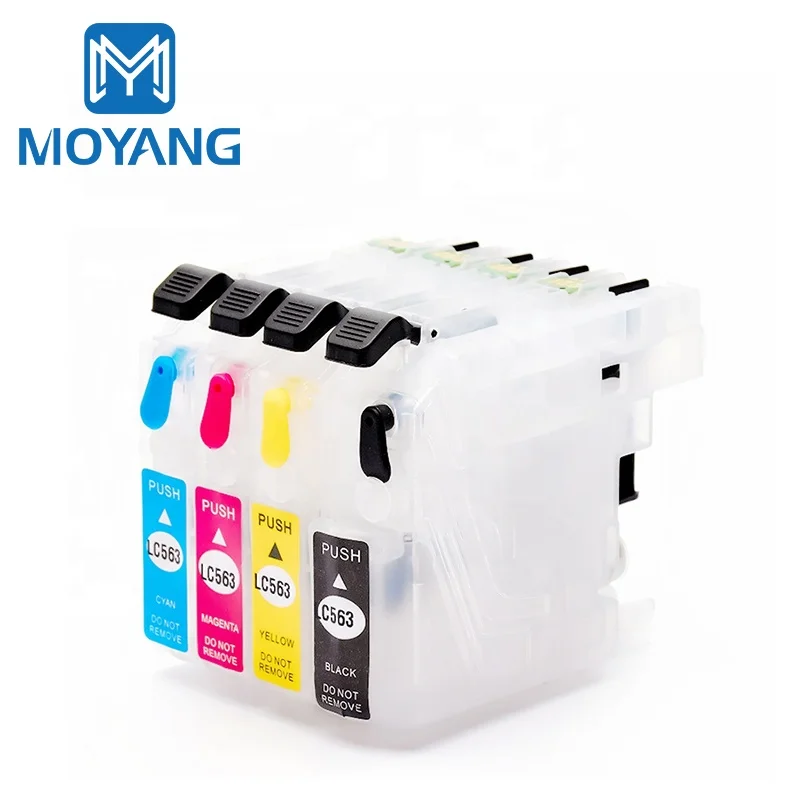 MoYang REFILL INK CARTRIDGE compatible for LC563 for brother MFC-J2310 J2510 J3520 J3720 Printer
