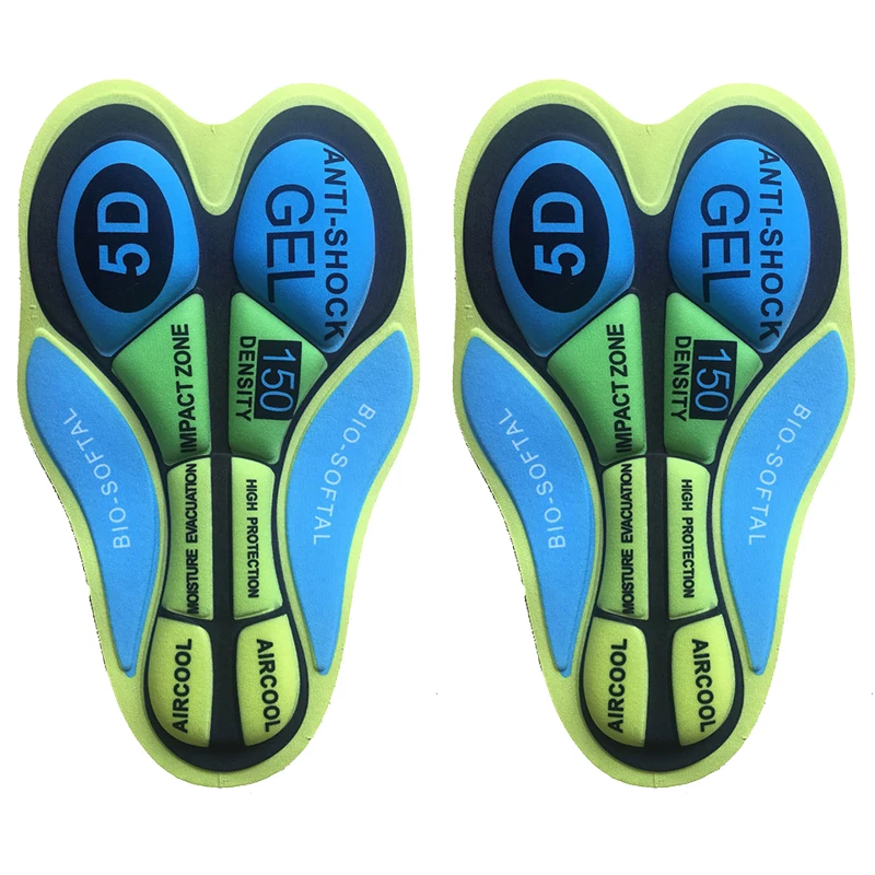 
Cycling Shorts Gel Pad Coolmax 9D 12D 19D 20D Cycling Cushion MTB Bike Base Seat Saddle Pad Shockproof Bicycle Underwear Pads 