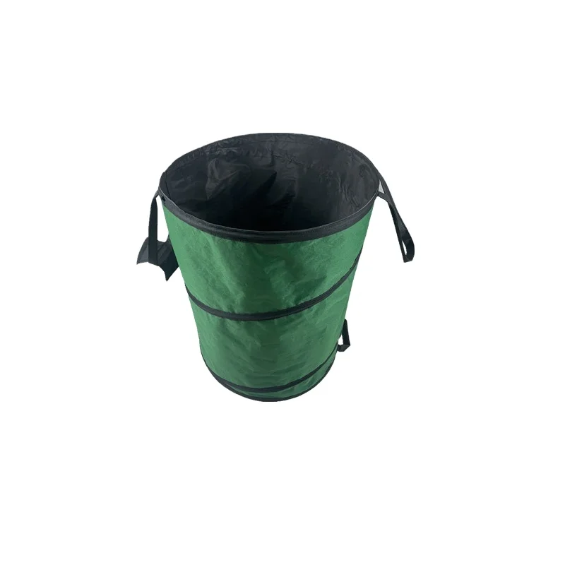 Heavy Duty Oxford Garden bag  Pop-up Bucket Reusable Yard Leaf Bag Holder