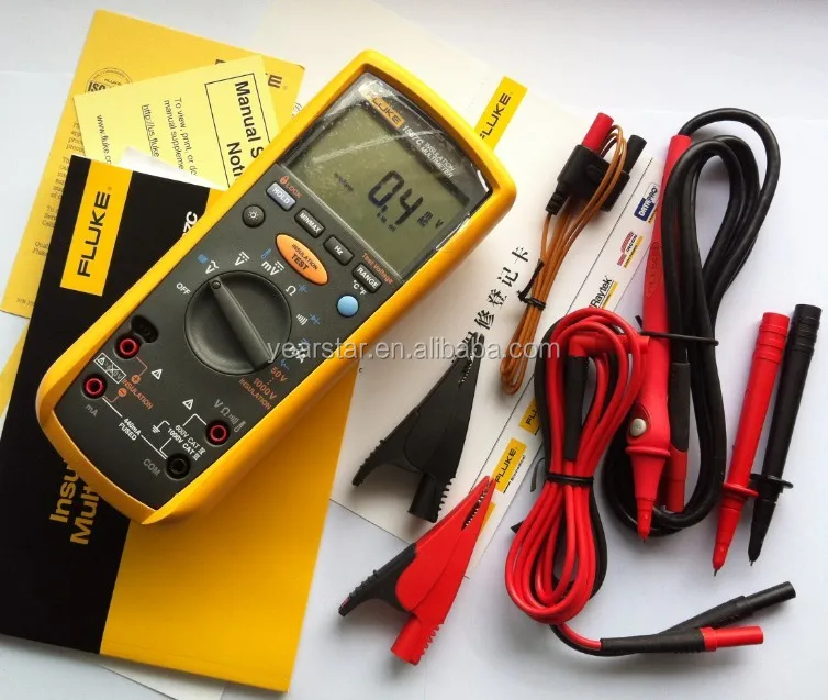 Per standard /CAN C22.2 Certifications 1000 insulation tests IP 40 rating Fluke 1587 FC Insulation Multimeter
