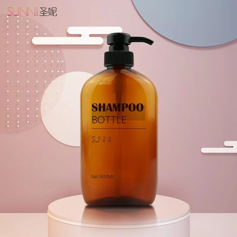 
600 ml Plastic bottle horse oil shampoo for hair conditioner 