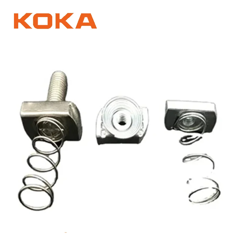 Good Quality Accessories Strut Channel Spring Nut m6 m8 m10 Hot Dip Galvanized Unistrut Channel Spring Nuts