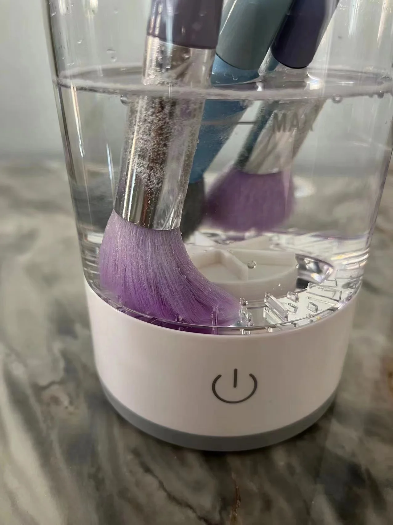 New designs 3 in 1 Automatic USB Automatic portable spinning makeup brush cleaner device makeup brush cleaner and dryer Machine