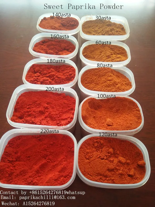 Spain Hungrain Style Paprika Piper Pepper Paprika Powder Pimentos