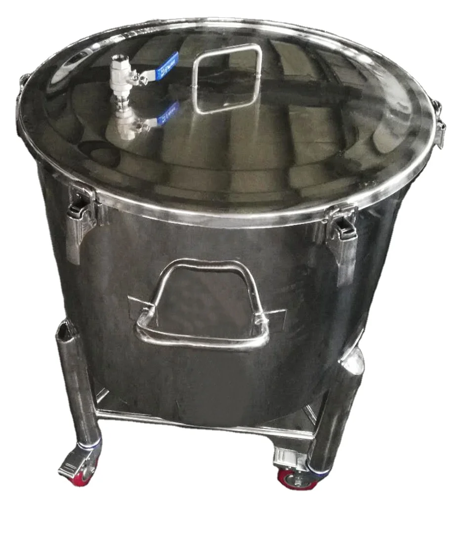 15 gallons stainless steel hot liquor tank with herms coil