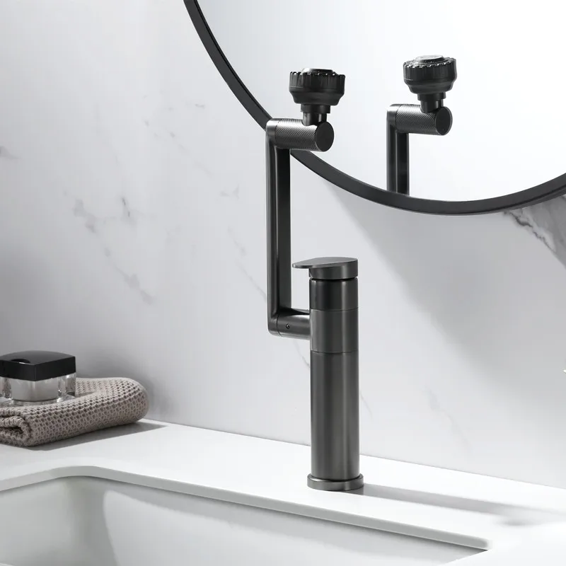 Modern 304 Building Material Bathroom Sanitary Ware with Ceramic Cartridge Hot and Cold Mixer Sink Water Taps Basin Faucet