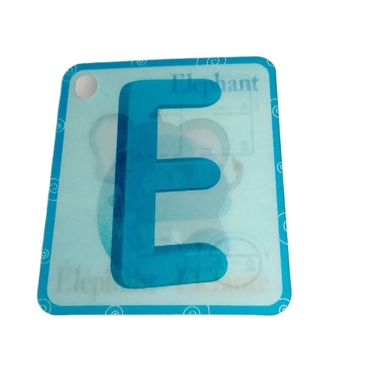 Custom design PET/PP/TPU material 3d lenticular patch flip 3d lenticular greeting card printing 3d flip lenticular card for kids