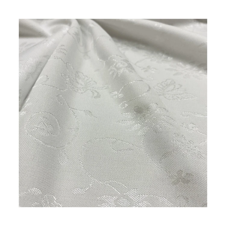 China factory seller fabric for thermal underwear jacquard silk polyester #DJT-820
