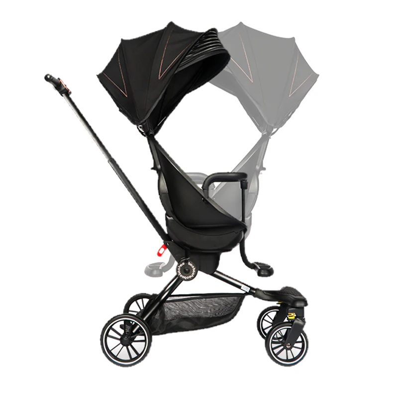 Baobaohao baby stroller Cheap folding small baby trolley stroller with light wheel baby prom for 0-3 years kids