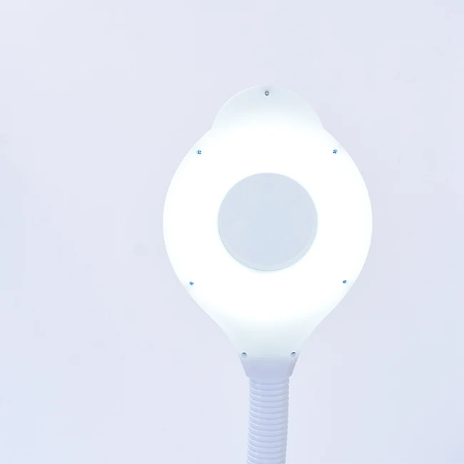 SA-LC12 hot selling portable 8X led magnifying lamp for beauty salon