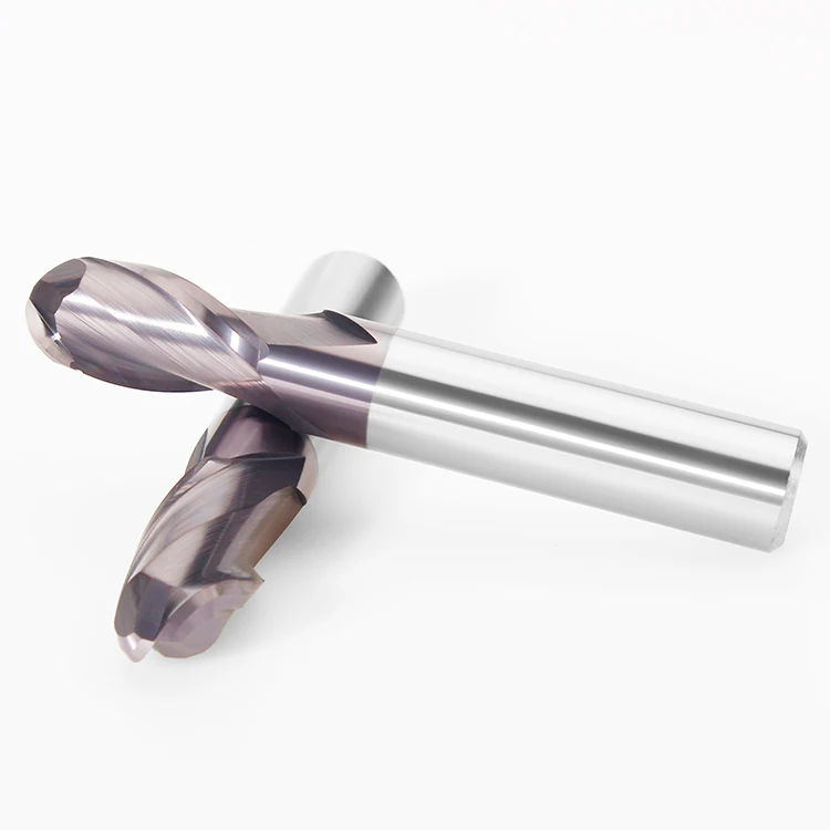 HRC60S ball end milling cutter machine tool manufacturing  integral carbide milling cutter