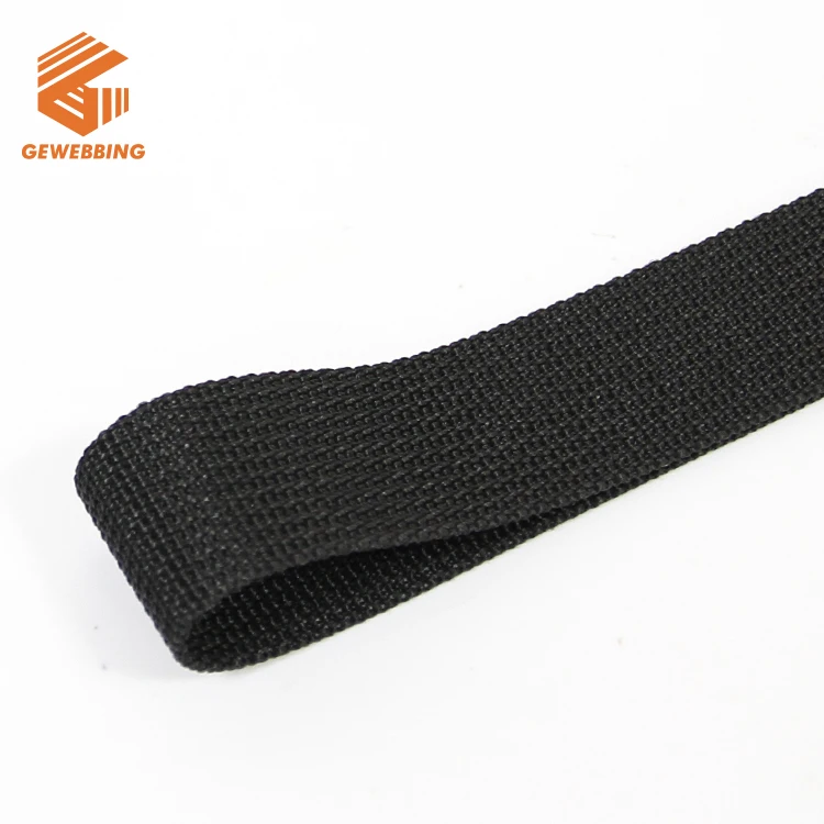Durable Soft Nylon Webbing For Dog Leash Nylon 66 Webbing Straps Recyclable Polypropylene Nylon Webbing For Backpack Handles