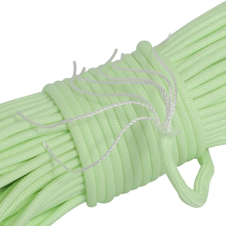 7 Strand 550 Luminous Glow in the Dark Paracord Parachute Cord rope