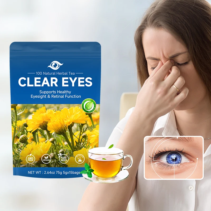 chinese herbal OEM Herbal Eyes clear Care Tea Liver Detox eye  organic tea health supplement