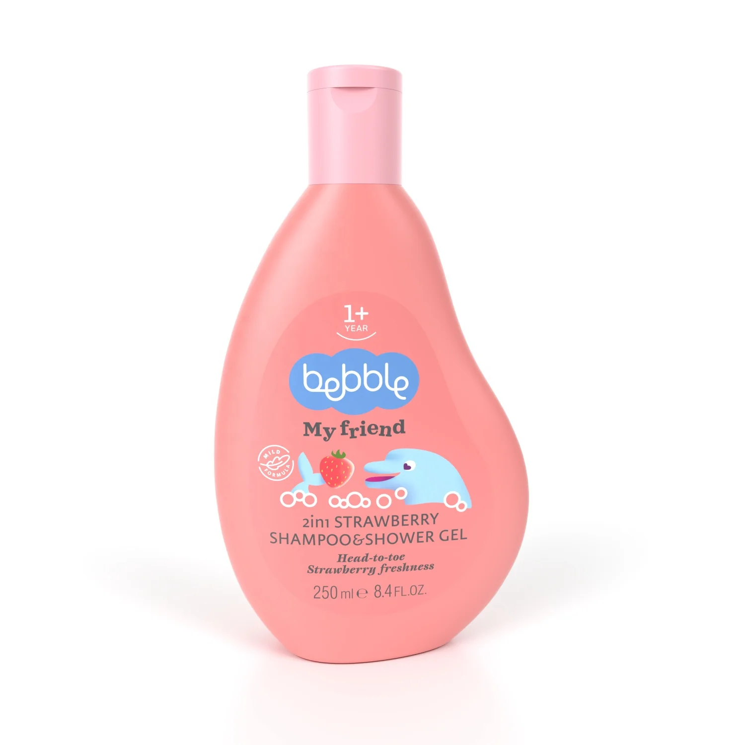 My Friend Shampoo and shower gel 2in1 with STRAWBERRY Bubble fragrance (1 year+)