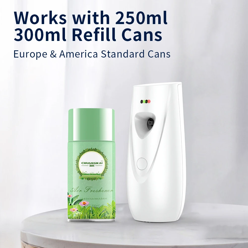 OEM smart aerosol perfume sprayer wall mounted toilet odor eliminator automatic spray fragrance air freshener dispenser