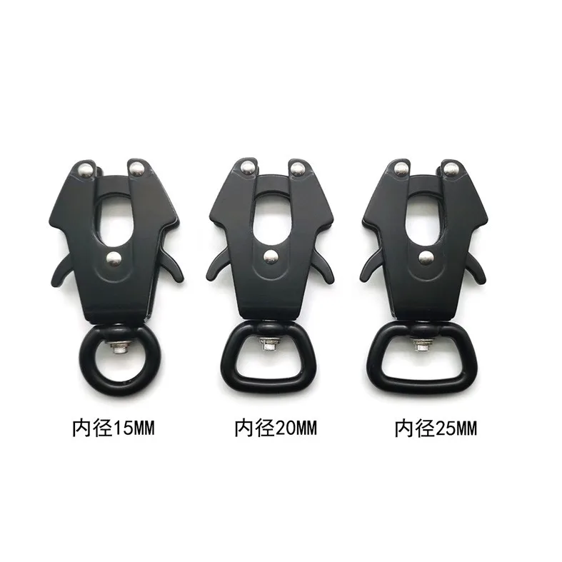 Factory High Quality dog leash Frog Clip Carabiner Quick Side Release Swivel Hooks Dog Collar