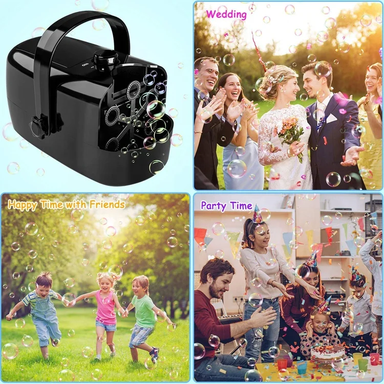 Bubble Machine, Durable Automatic Bubble Blower, 5000+ Bubbles Per Minute Bubbles for Kids Toddlers