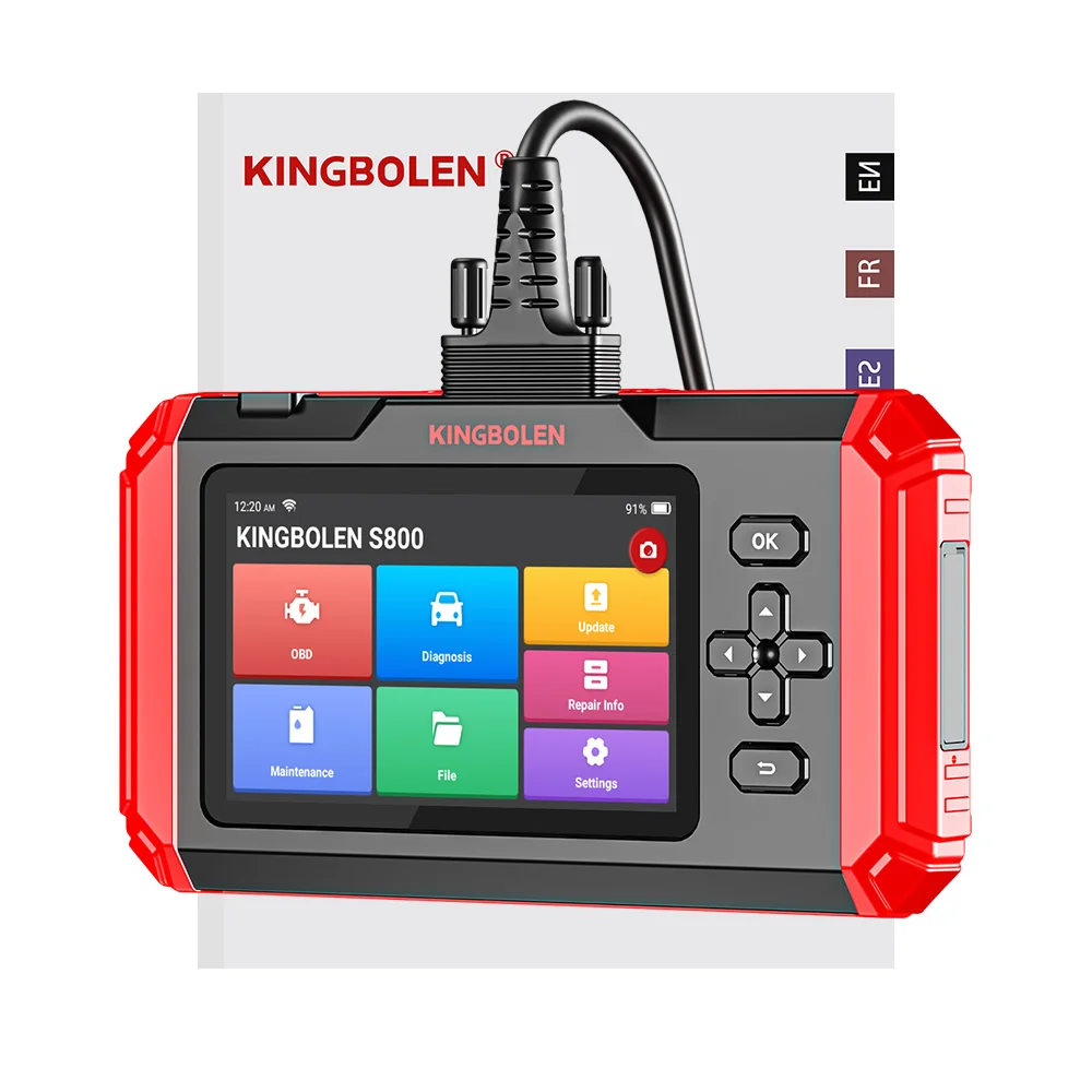 Universal Kingbolen S800 Four System Automotive Diagnostic Tool Machine OBD2 Scanner for all Cars Software Lifetime Free Update