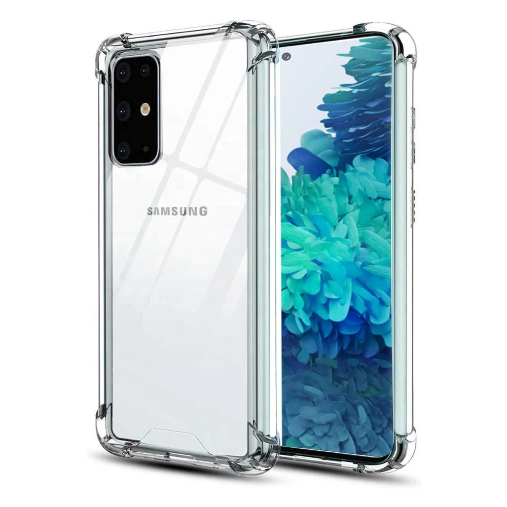 TPU PC Shockproof Clear Case For Samsung 20 FE Plus Ultra A51 A71, For Samsung Phone Case Air Cushion Anti-drop Bumper Case