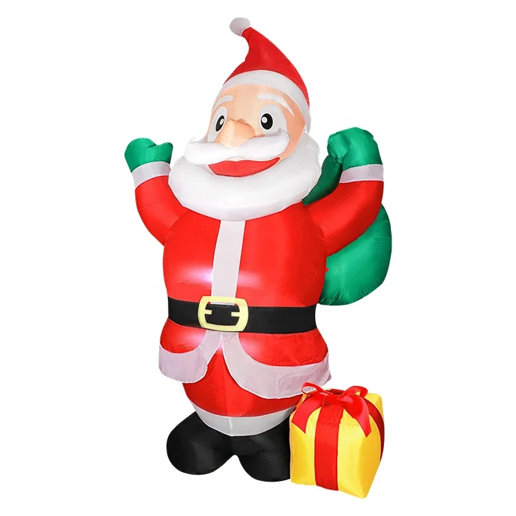 Waterproof light air blow up christmas inflatable santa claus Inflables Navidenos exterior Inflable Navidad