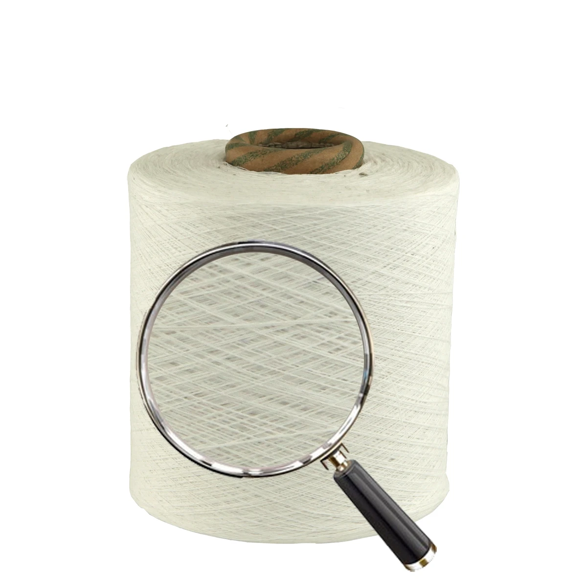 ne 30 1 t-shirt tube cotton blend twister yarn for knitting woven