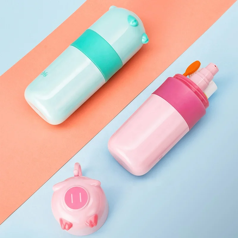 Hot Sale lightweight travel shampoo bottle bathroom accessories mouth cup travel kit for kids