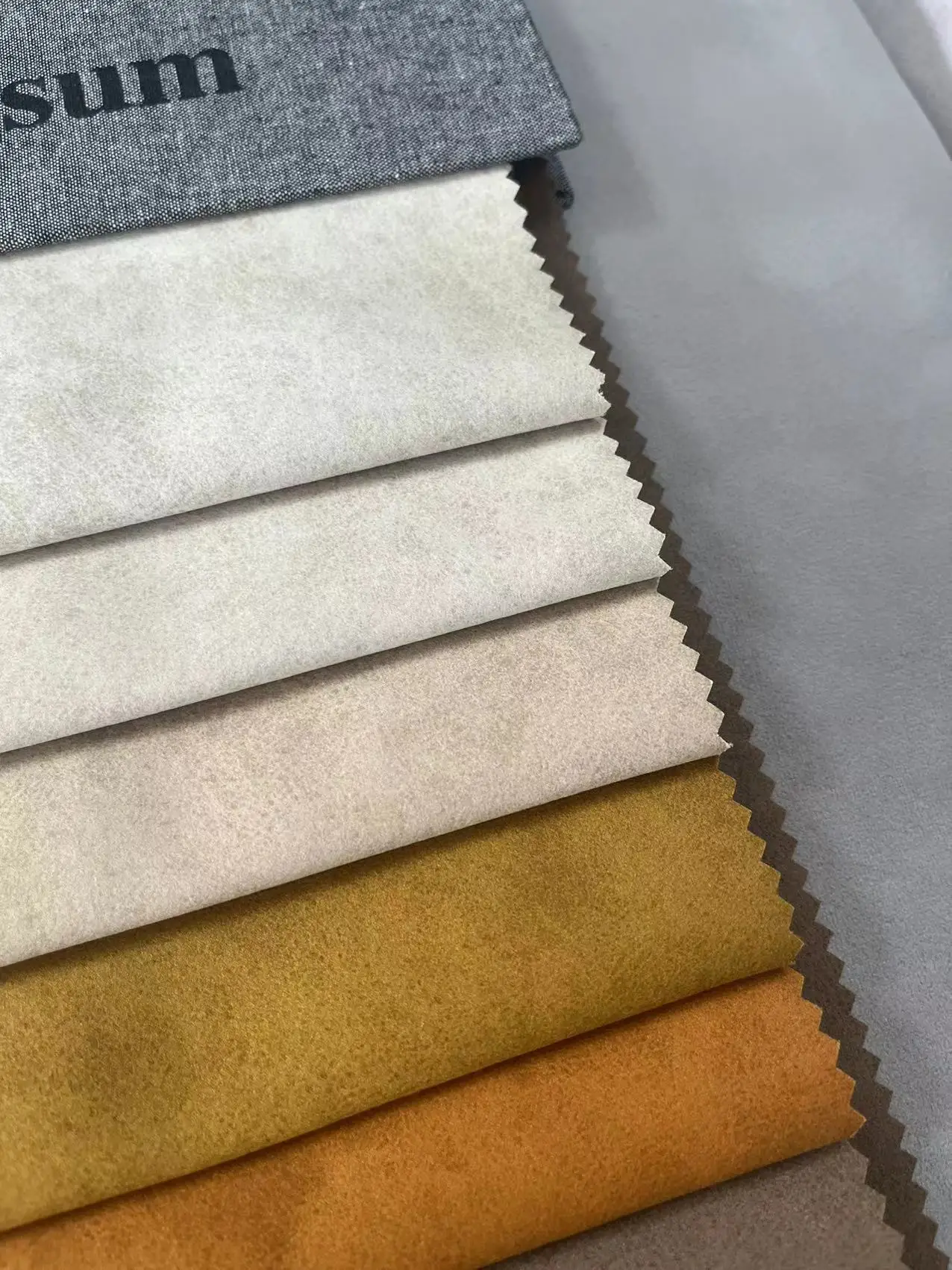 Langsum#VINCENT#Hot selling suede sofa fabric technology fabric for sofa cover mattress