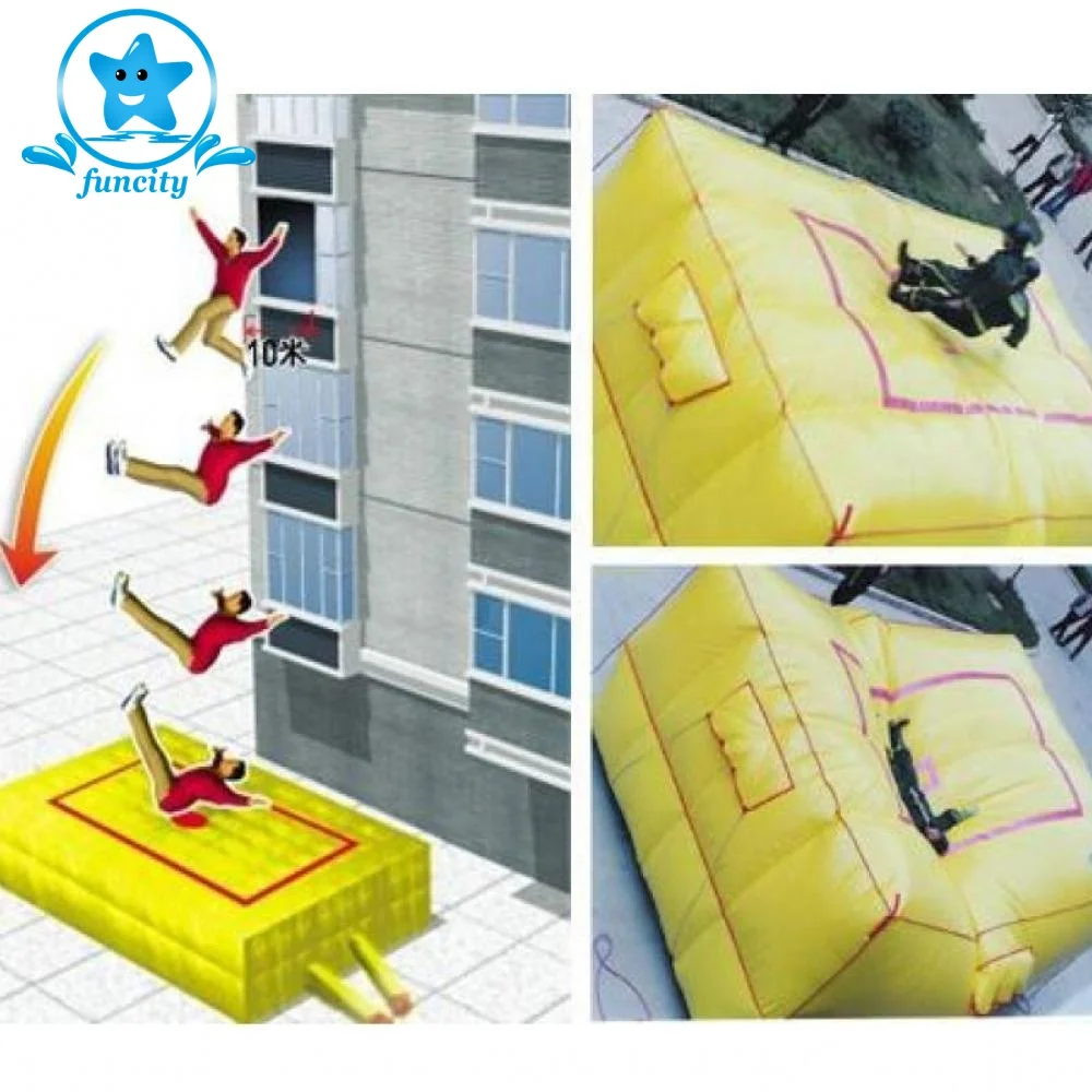 Freestyle Trampoline Park Air Cushion For Lifesaving Inflatable Airbag Landing